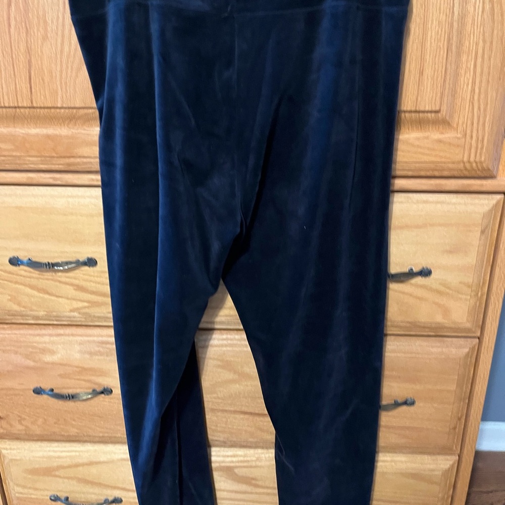 Cuddl Duds Navy Blue Leggings - Picture 2 of 3